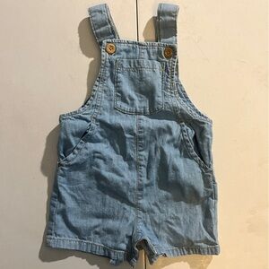 Kids Light Blue Denim Overalls